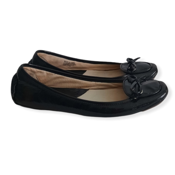 MICHAEL KORS black Leather patent shoes w/ bow - Picture 8 of 10